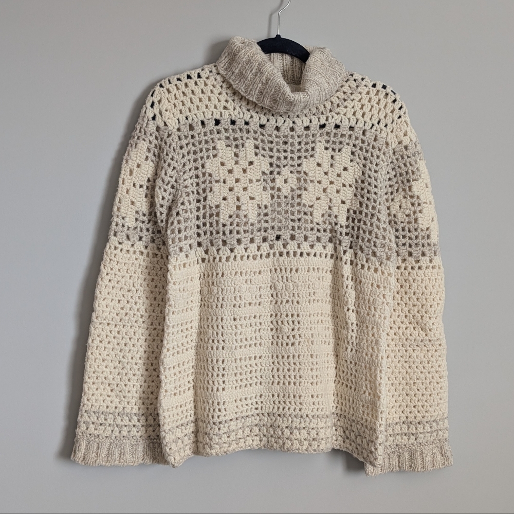 Express Vintage Hand Knit Sweater